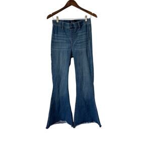 Judy Blue Pull On Super Flare Wide Leg Jeans size 27/5